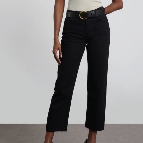 NWT Boyish Tommy Classic Straight Leg Jeans in Black Beauty 26 - Picture 1 of 16